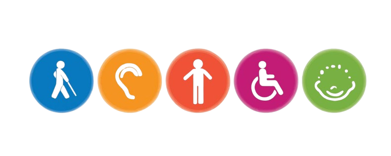 Logos que hacen referencia a la diversidad funcional